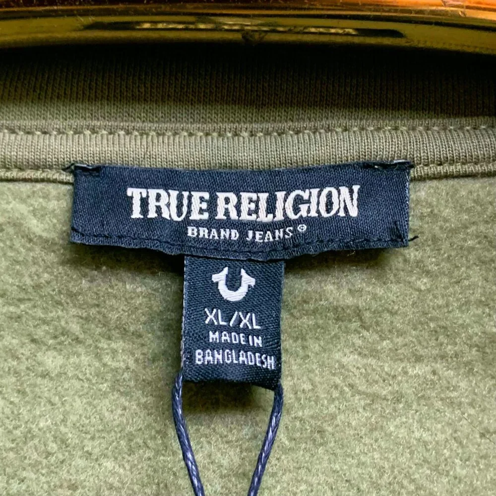 True Religion Kalamata Mock Quarter Zip‎ Pullover